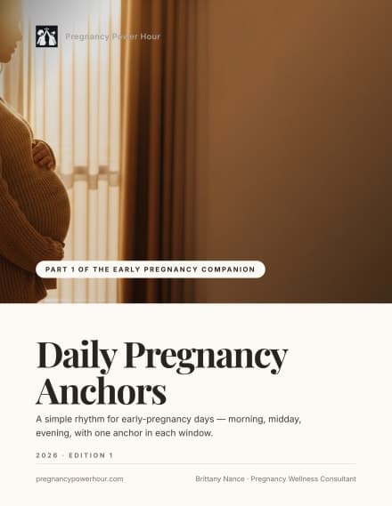 Daily Pregnancy Anchors — guide cover
